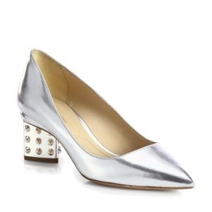Nicholas Kirkwood Silver Pumps